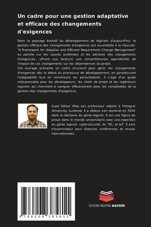 Produktbild: Un cadre pour une gestion adaptative et efficace des changements d'exigences