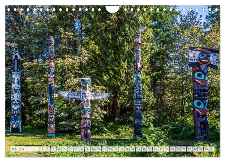 Produktbild: VANCOUVER K&uuml;stencharme und Urbanit&auml;t (Wandkalender 2026 DIN A4 quer), CALVENDO Monatskalender