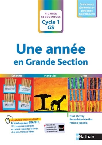 Produktbild: Une ann&eacute;e en grande section, cycle 1, GS
