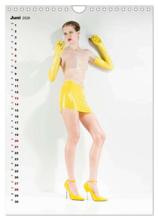 Produktbild: Yellow Latex (Wandkalender 2026 DIN A4 hoch), CALVENDO Monatskalender