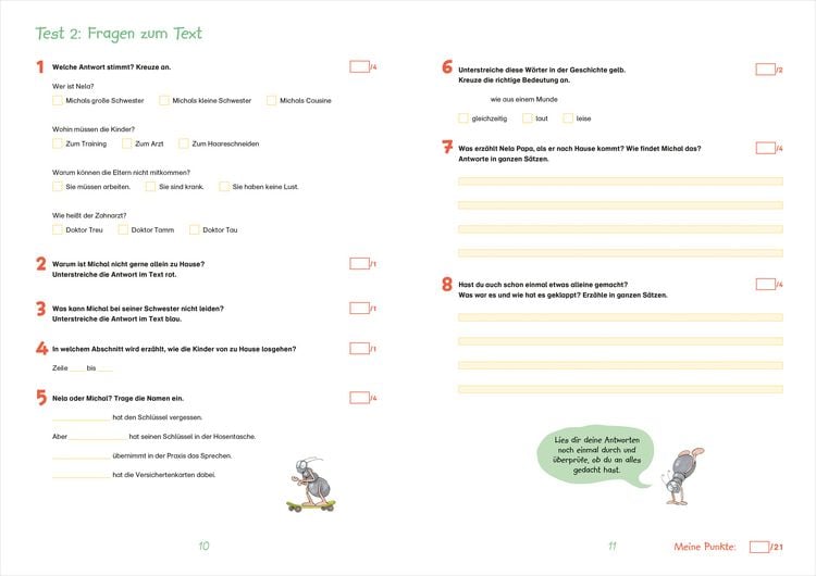 Produktbild: Fit f&uuml;r Lesetests 3. Klasse. Mein Testheft