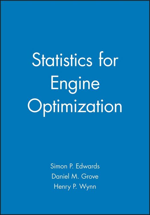 Produktbild: Statistics for Engine Optimization