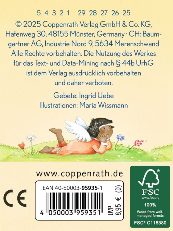 Produktbild: Gebetsw&uuml;rfel &ndash; Beh&uuml;te mich, lieber Schutzengel