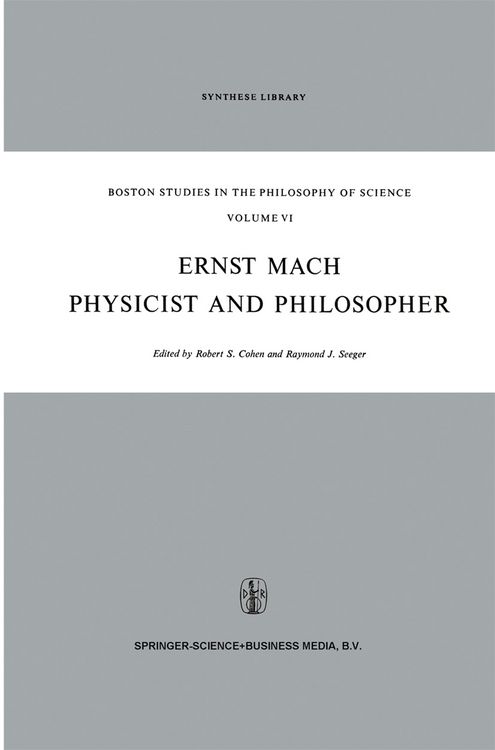 Produktbild: Ernst Mach: Physicist and Philosopher