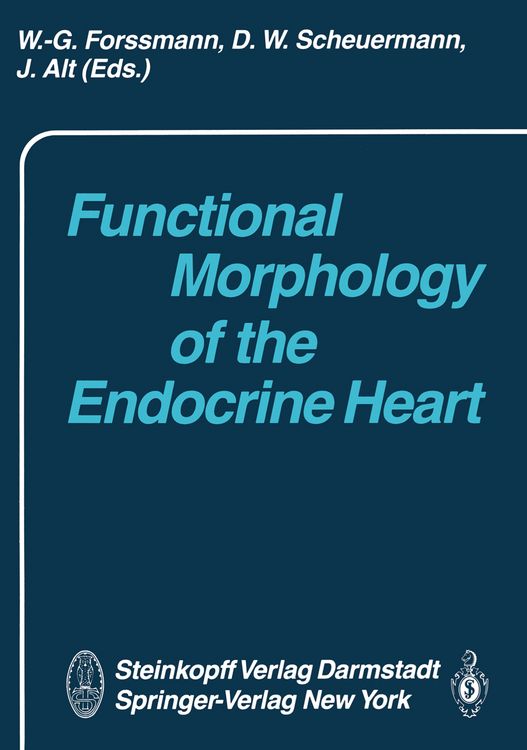 Produktbild: Functional Morphology of the Endocrine Heart