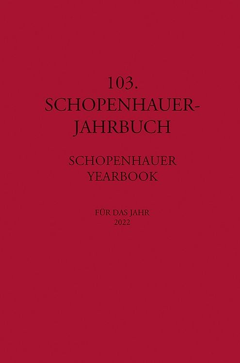 Produktbild: 103. Schopenhauer Jahrbuch