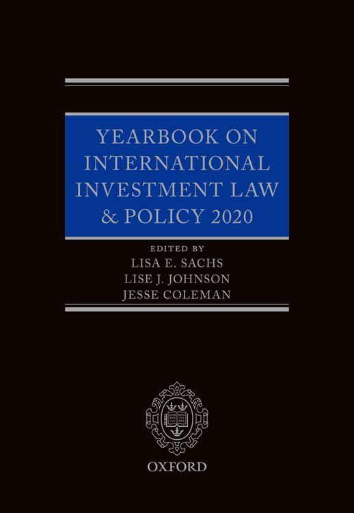 Produktbild: Yearbook on International Investment Law & Policy 2020