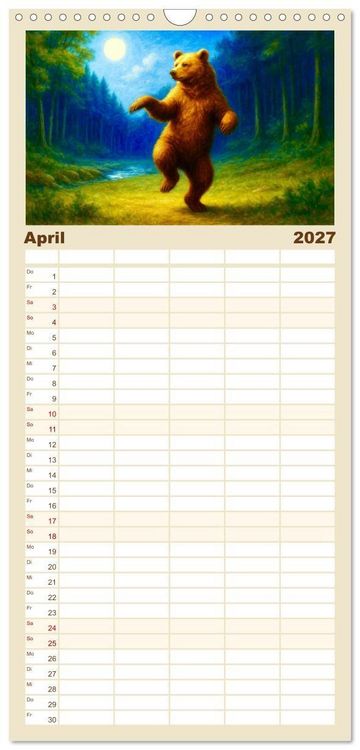 Produktbild: Familienplaner 2027 - Heinrich Heine. Sein Leben, seine literarischen Werke mit 5 Spalten (Wandkalender, 21 x 45 cm) CALVENDO