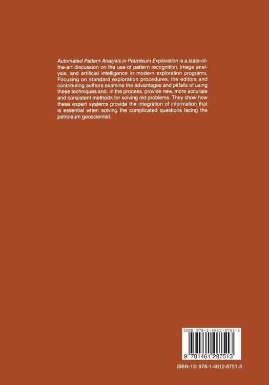 Produktbild: Automated Pattern Analysis in Petroleum Exploration