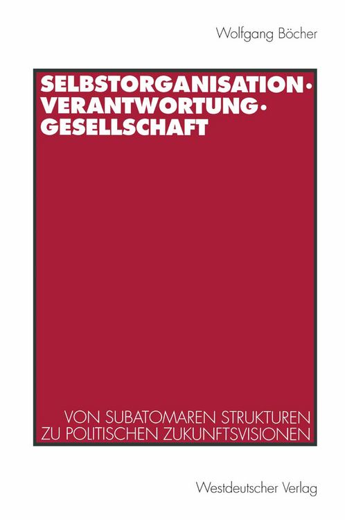Produktbild: Selbstorganisation, Verantwortung, Gesellschaft
