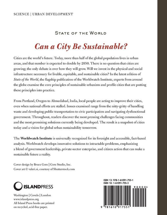 Produktbild: Can a City Be Sustainable? (State of the World)