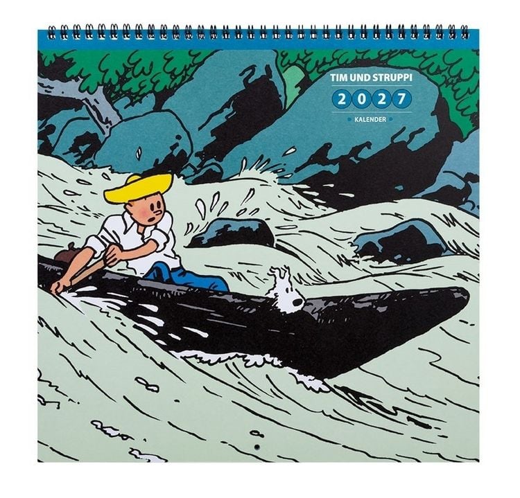 Produktbild: Tim & Struppi Wandkalender 2027