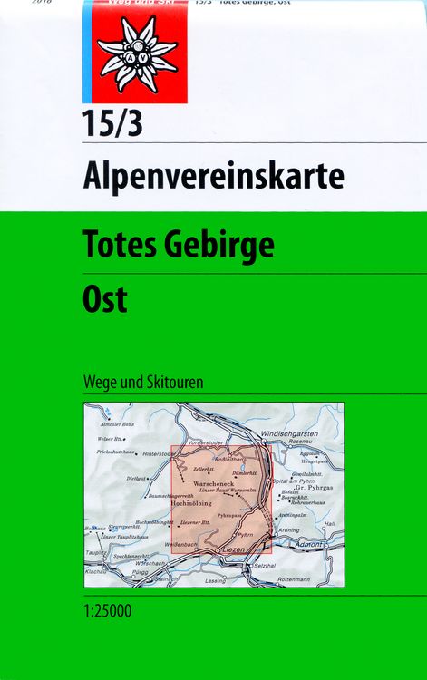 Produktbild: DAV Alpenvereinskarte 15/3 Totes Gebirge Ost