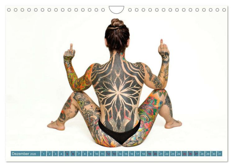Produktbild: Tattoo-Liebe, die unter die Haut geht (Wandkalender 2026 DIN A4 quer), CALVENDO Monatskalender