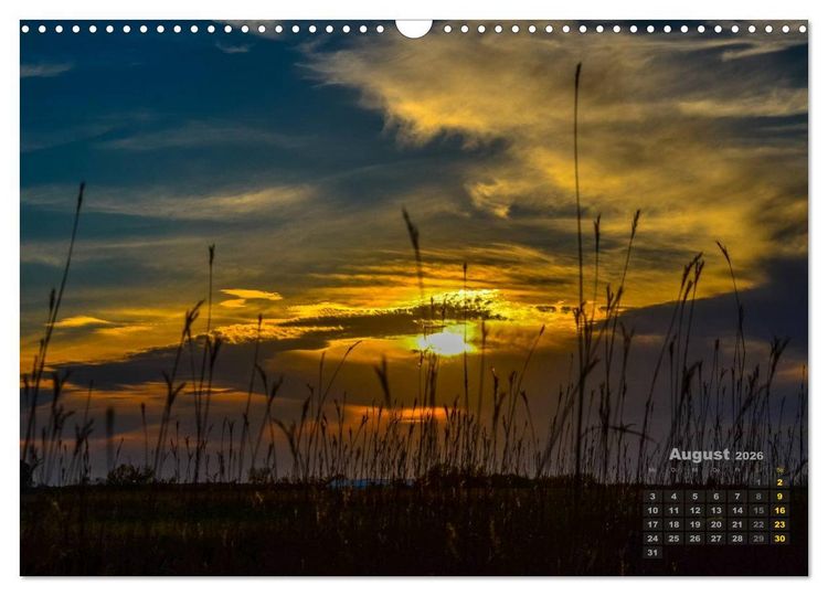 Produktbild: Manitoba 2026 Wenn die Sonne schlafen geht (Wandkalender 2026 DIN A3 quer), CALVENDO Monatskalender