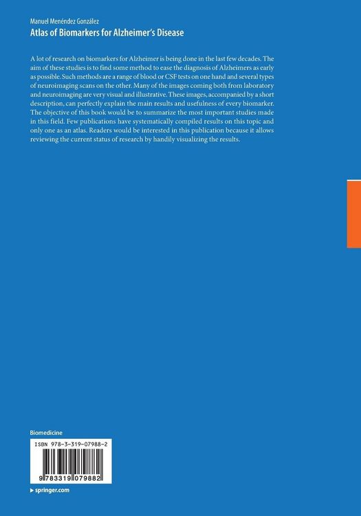 Produktbild: Atlas of Biomarkers for Alzheimer's Disease