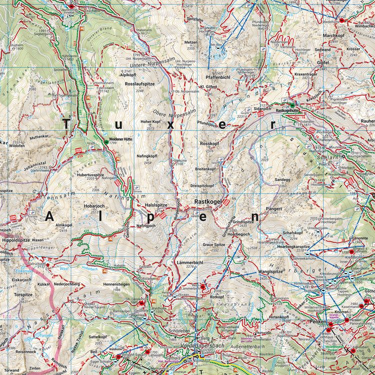 Produktbild: Freytag & berndt Wanderkarte WK 152 Zillertaler Alpen, Mayrhofen - Gerlos - Krimml - Tuxertal 1:50.000