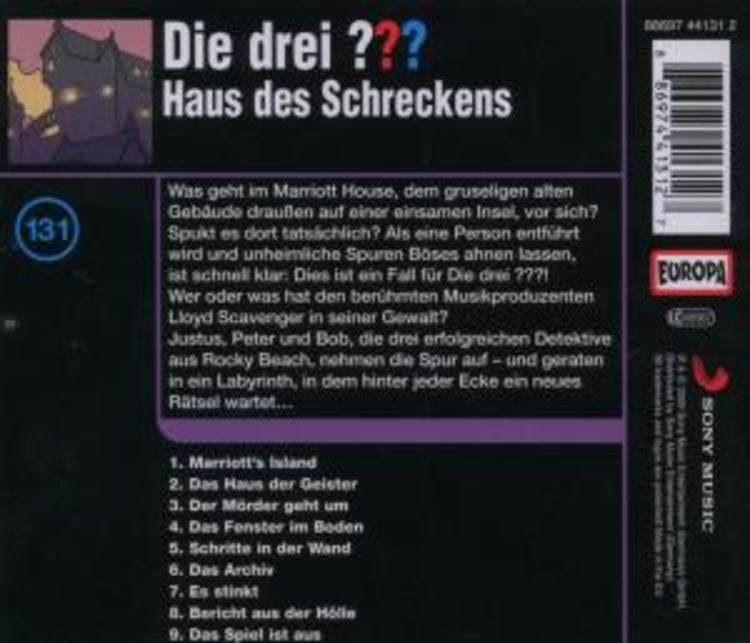 Produktbild: Die drei ??? (131) Haus des Schreckens