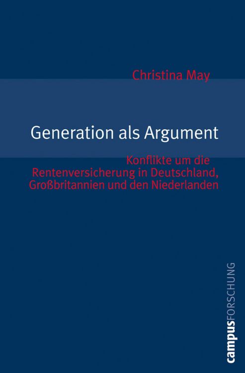 Produktbild: Generation als Argument