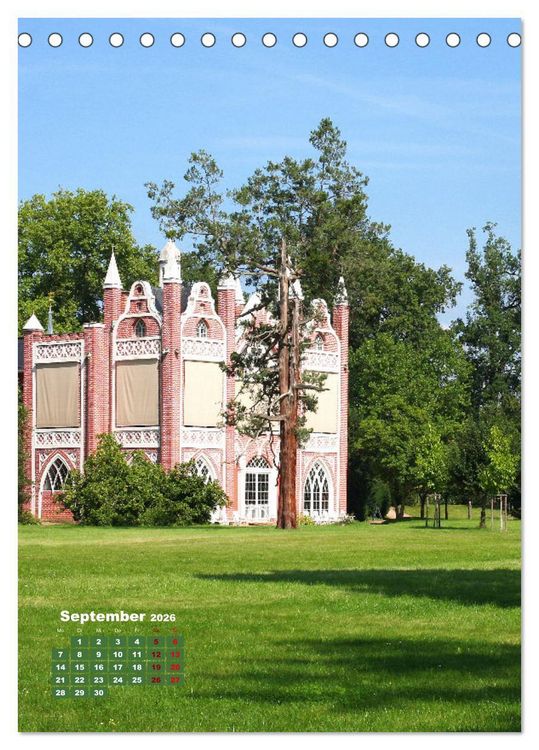Produktbild: W&ouml;rlitzer Park und Luisium - Eine romantische Reise (Tischkalender 2026 DIN A5 hoch), CALVENDO Monatskalender
