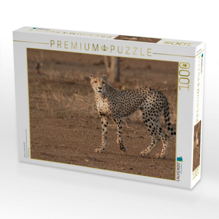 Produktbild: CALVENDO Puzzle Gepard, S&uuml;dafrika 2017 | 1000 Teile Lege-Gr&ouml;&szlig;e 64x48cm Foto-Puzzle f&uuml;r gl&uuml;ckliche Stunden