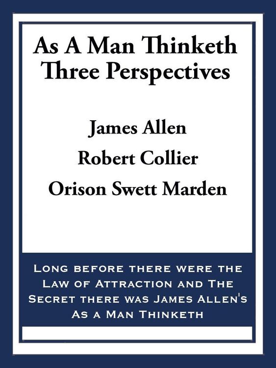 Produktbild: As A Man Thinketh: Three Perspectives