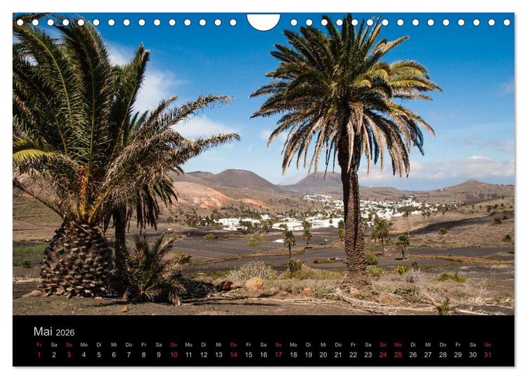 Produktbild: Unterwegs auf Lanzarote (Wandkalender 2026 DIN A4 quer), CALVENDO Monatskalender