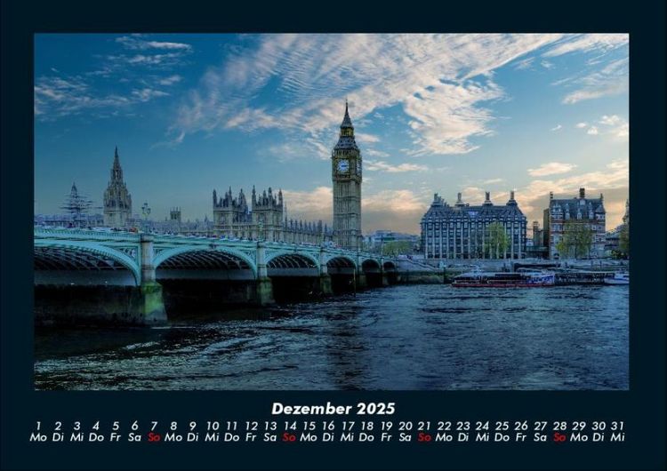 Produktbild: London 2025 Fotokalender DIN A4