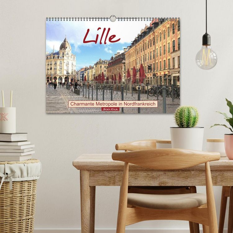 Produktbild: Lille - Charmante Metropole in Nordfrankreich (Wandkalender 2026 DIN A3 quer), CALVENDO Monatskalender