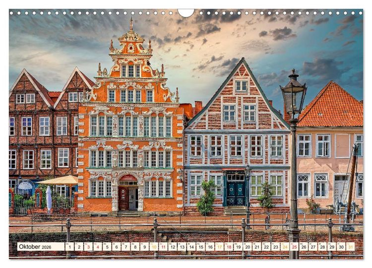 Produktbild: Reise durch Deutschland - Hansestadt Stade (Wandkalender 2026 DIN A3 quer), CALVENDO Monatskalender