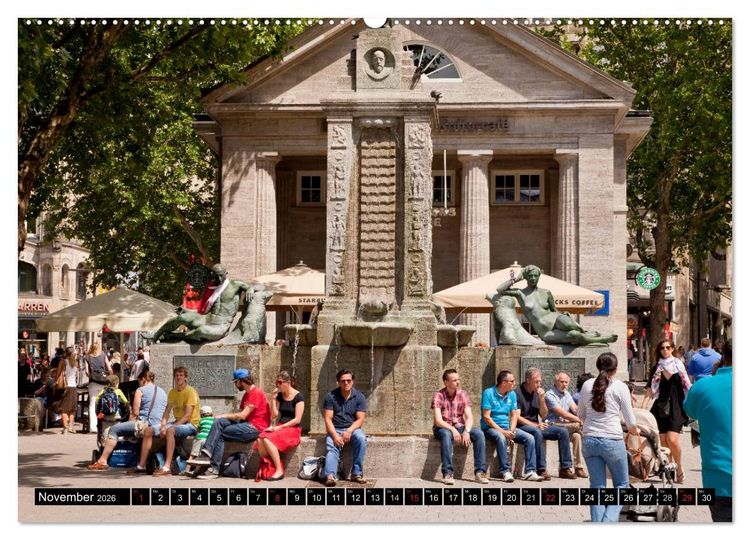 Produktbild: Hansestadt Hamburg (Wandkalender 2026 DIN A2 quer), CALVENDO Monatskalender