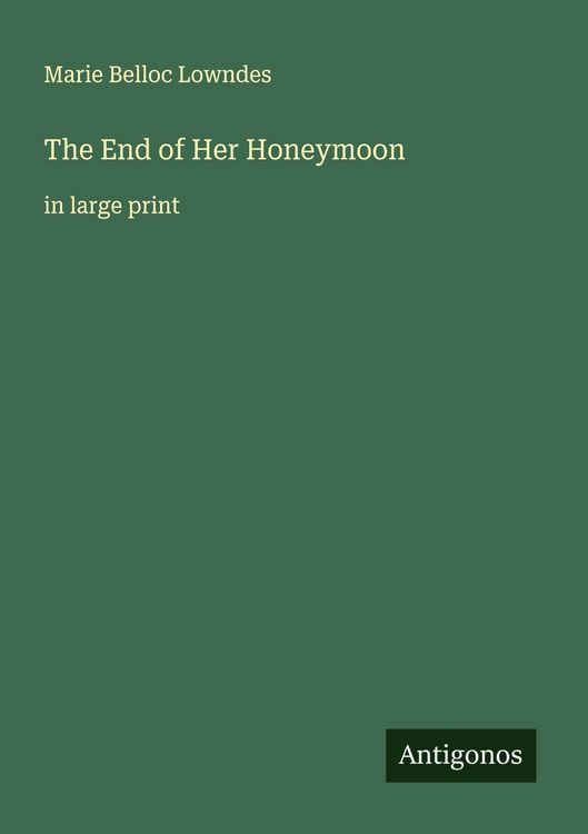Produktbild: The End of Her Honeymoon