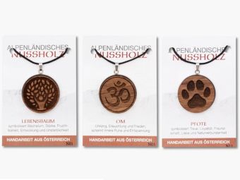 Produktbild: Sortiment Alpenl&auml;ndischer Nussholz Anh&auml;nger, R416