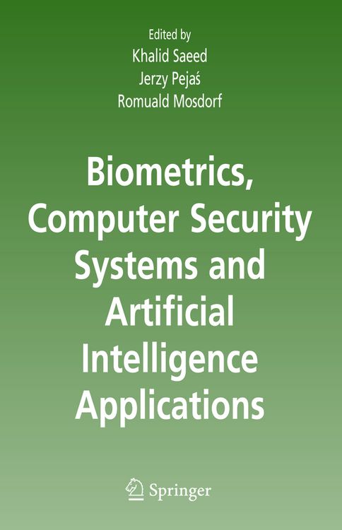 Produktbild: Biometrics, Computer Security Systems and Artificial Intelligence Applications