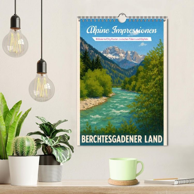 Produktbild: Alpine Impressionen Berchtesgadener Land (Wandkalender 2027 DIN A4 hoch), CALVENDO Monatskalender