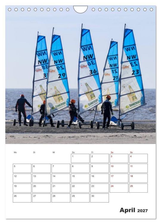 Produktbild: Sankt Peter-Ording Sonne, Strand und Meer (Wandkalender 2027 DIN A4 hoch), CALVENDO Monatskalender