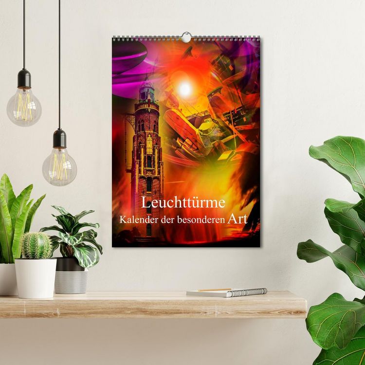 Produktbild: Leuchtt&uuml;rme Kalender der besonderen Art (Wandkalender 2026 DIN A3 hoch), CALVENDO Monatskalender