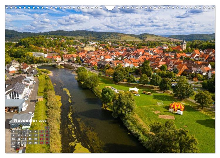 Produktbild: Die Werra in Hessen (Wandkalender 2026 DIN A3 quer), CALVENDO Monatskalender