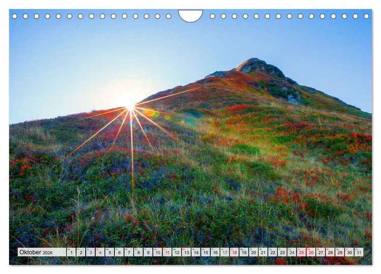 Produktbild: Gr&uuml;&szlig;e aus Hinterglemm (Wandkalender 2026 DIN A4 quer), CALVENDO Monatskalender