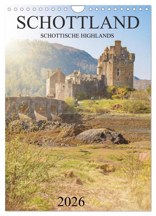 Produktbild: Schottland -Schottische Highlands (Wandkalender 2026 DIN A4 hoch), CALVENDO Monatskalender