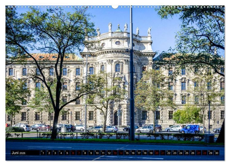 Produktbild: M&uuml;nchen entdecken - Die Sch&ouml;nheit der Bayerischen Metropole (hochwertiger Premium Wandkalender 2026 DIN A2 quer), Kunstdruck in Hochglanz
