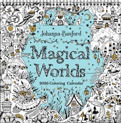 Produktbild: Johanna Basford's 2026 Coloring Wall Calendar