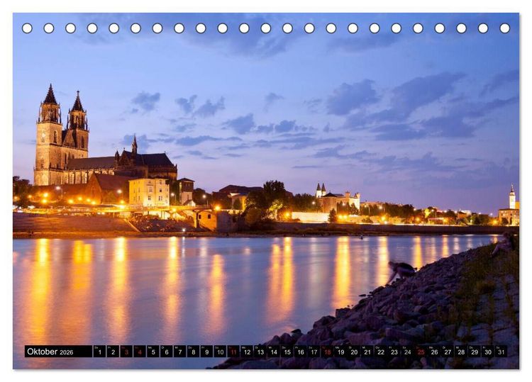 Produktbild: Deutschlands Hauptst&auml;dte (Tischkalender 2026 DIN A5 quer), CALVENDO Monatskalender