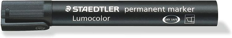Produktbild: STAEDTLER Permanent Marker Lumocolor schwarz 4er Set