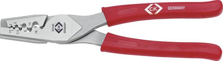 Produktbild: C.K 430006 Crimpzange Aderendh&uuml;lsen 0.5 bis 16mm&sup2;