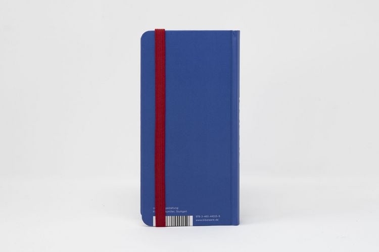 Produktbild: Die Bibel. Taschenausgabe stripe mit roter loser Gummilitze