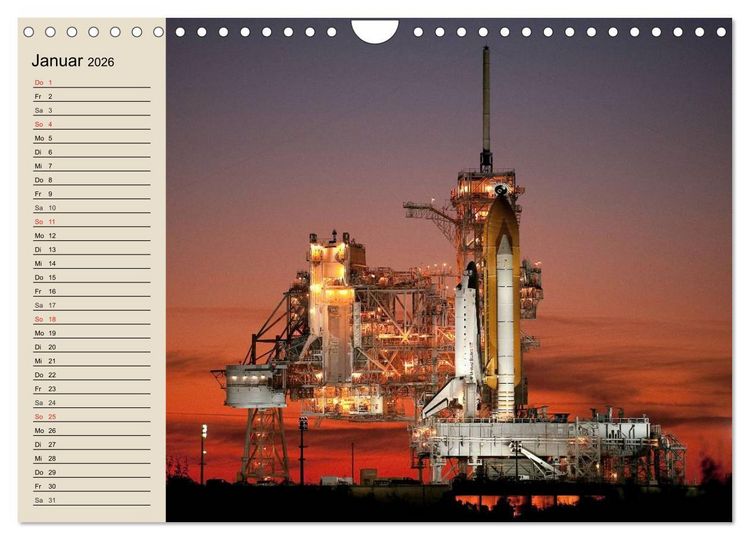 Produktbild: Raumfahrt und Weltall (Wandkalender 2026 DIN A4 quer), CALVENDO Monatskalender