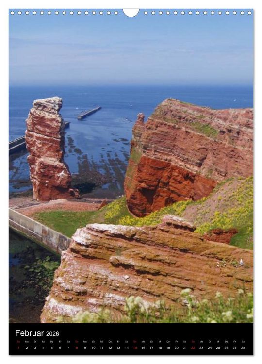 Produktbild: Helgoland in der Nordsee (Wandkalender 2026 DIN A3 hoch), CALVENDO Monatskalender