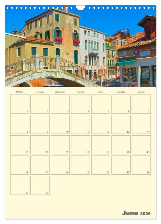Produktbild: Romantic Northern Italy (Wall Calendar 2026 DIN A3 portrait), CALVENDO 12 Month Wall Calendar