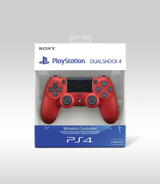 Produktbild: PS4 - Dualshock 4 Wireless-Controller V2 (Magma Red)